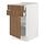 Select colour variation: white/Tistorp brown walnut effect
