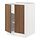 Select colour variation: white/Tistorp brown walnut effect