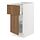 Select colour variation: white/Tistorp brown walnut effect