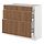 Select colour variation: white/Tistorp brown walnut effect