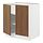 Select colour variation: white/Tistorp brown walnut effect
