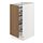 Select colour variation: white/Tistorp brown walnut effect