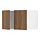 Select colour variation: white/Tistorp brown walnut effect