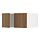 Select colour variation: white/Tistorp brown walnut effect
