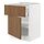 Select colour variation: white/Tistorp brown walnut effect