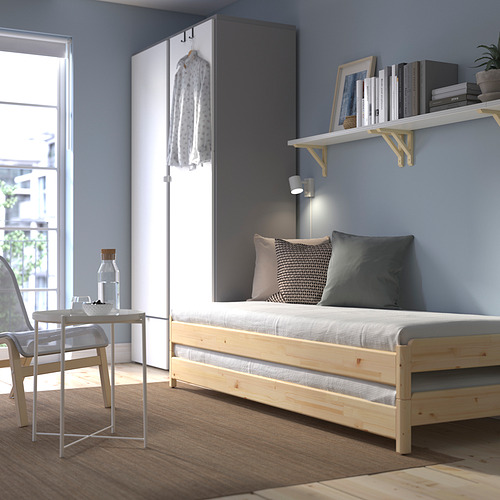 UTÅKER, stackable bed with 2 mattresses Twin. 4 of 13 open dialog