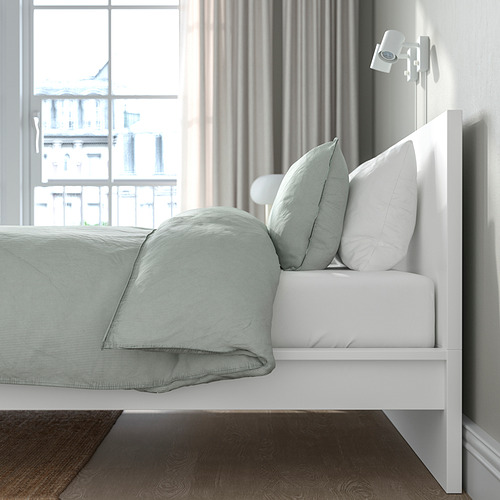 MALM, base de cama con colchón. 4 de 11 abrir diálogo
