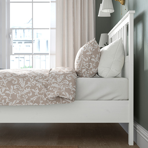 HEMNES, Queen bed with mattress. 7 of 17 open dialog