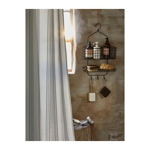 BLECKSJÖN, shower caddy, two tiers. 4 of 4 open dialog