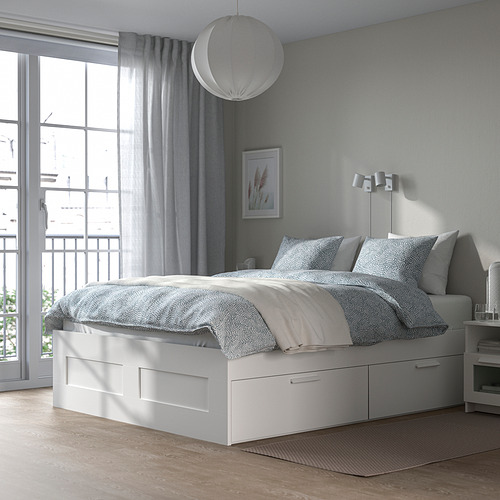 BRIMNES, Cama Queen. 2 de 8 abrir diálogo