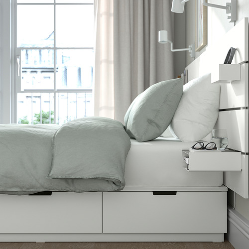NORDLI, cama King con colchón y cabecera. 5 de 15 abrir diálogo