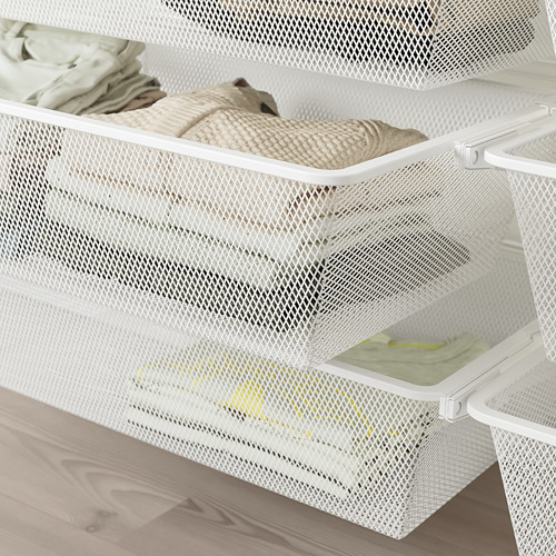 SKYTTA / BOAXEL, reach-in wardrobe with sliding door. 4 of 6 open dialog
