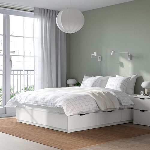 NORDLI, cama King con colchón. 4 de 11 abrir diálogo