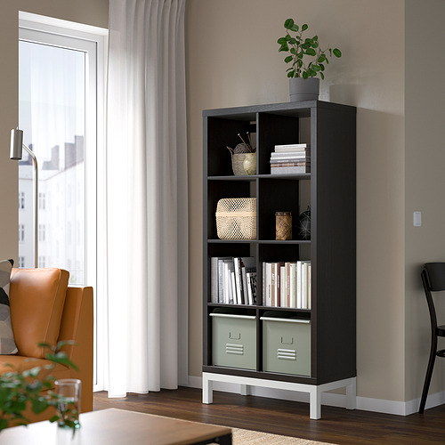 KALLAX, shelving unit with underframe. 2 of 6 open dialog