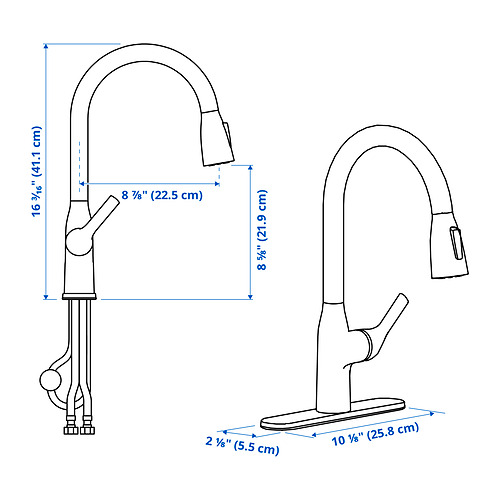 MACKSJÖN, grifo extensible+rociador. 6 de 7 abrir diálogo