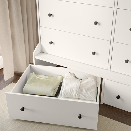 HAUGA, storage combination with drawers. 5 of 6 open dialog