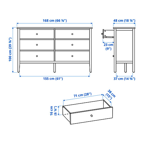 GULLABERG, dresser. 6 of 6 open dialog