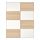 Selecciona variación de color: efecto roble tinte blanco/blanco, 59x79 1/8 "