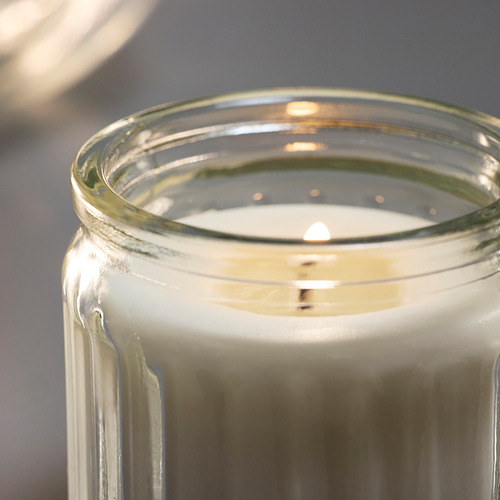 HÖKGÖK, vela aromática recipiente de vidrio. 4 de 5 abrir diálogo
