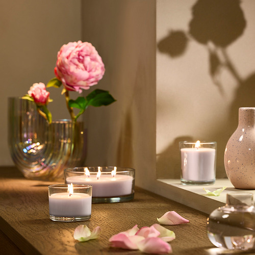 LOTSFÅGEL, vela aromática recipiente de vidrio. 3 de 8 abrir diálogo