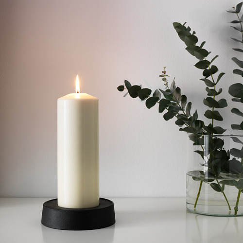 FENOMEN, unscented pillar candle. 2 of 3 open dialog