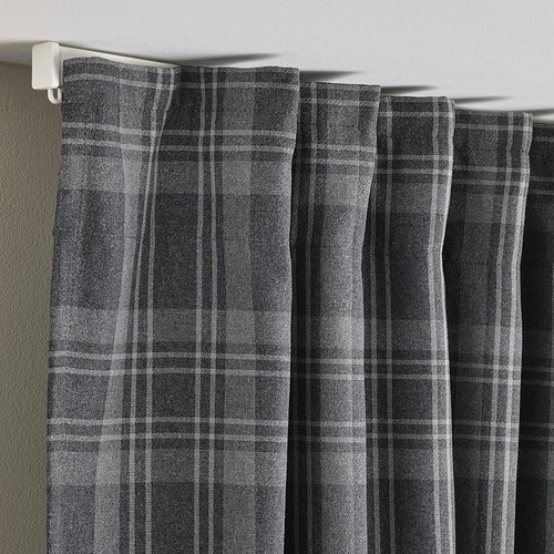 HÄGGVECKMAL, room darkening curtains, 1 pair. 3 of 6 open dialog