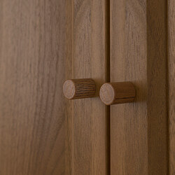 Measurement Illustration - BILLY/OXBERG bookcase with doors