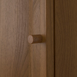 Measurement Illustration - BILLY/OXBERG bookcase with door