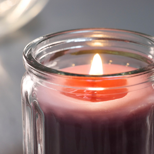 HÖKGÖK, scented candle in glass. 4 of 5 open dialog