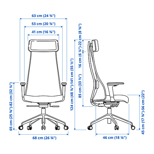 JÄRVFJÄLLET, silla de trabajo con reposabrazos. 15 de 16 abrir diálogo