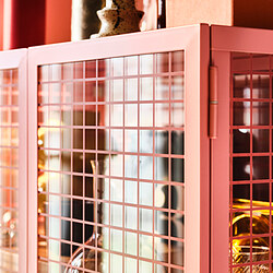 Measurement Illustration - IKEA PS 2026 glass-door cabinet