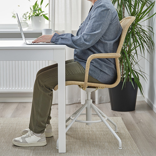 STIGBYGEL, swivel chair with armrests. 3 of 11 open dialog