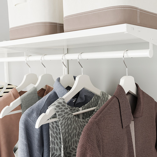SKYTTA / BOAXEL, reach-in wardrobe with sliding door. 4 of 6 open dialog
