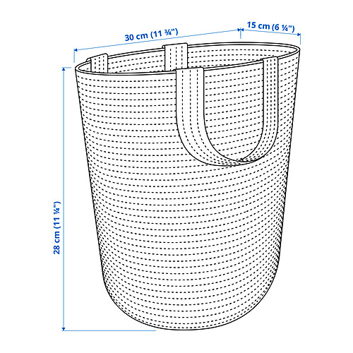 Measurement Illustration - KÄLKEN hanging basket