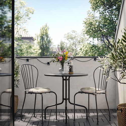 LÄCKÖ, mesa+2 sillas, exterior. 2 de 4 abrir diálogo