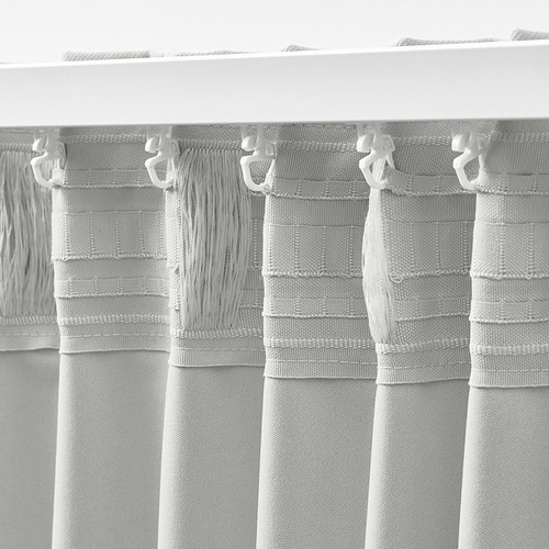 KORGMOTT, cortinas opacas, 1 par. 5 de 7 abrir diálogo