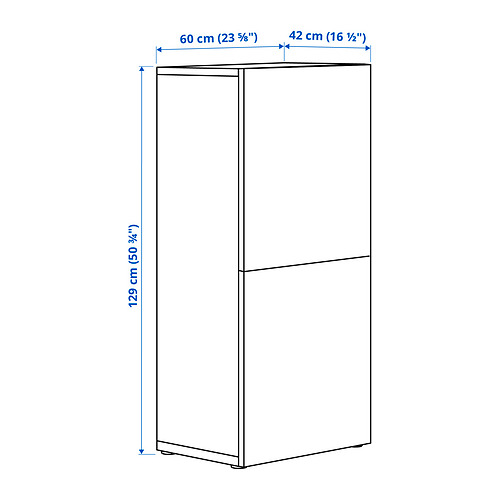BESTÅ, Estantería piso con puertas. 3 de 3 abrir diálogo