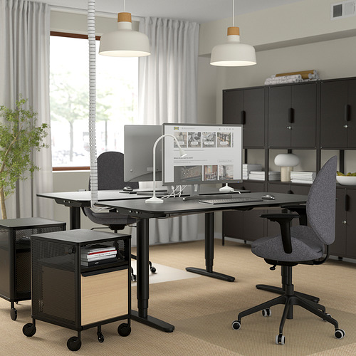 HATTEFJÄLL, silla de trabajo con reposabrazos. 4 de 10 abrir diálogo