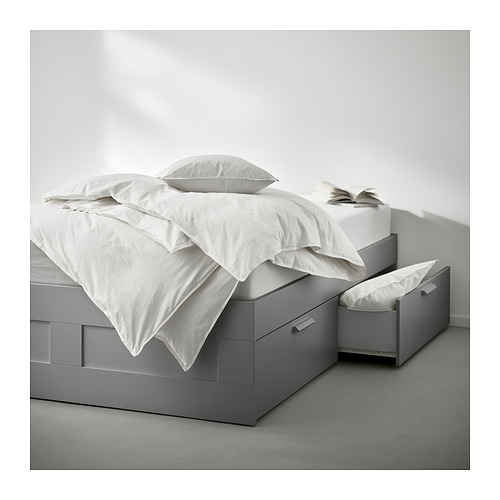 BRIMNES, bed frame with storage. 4 of 8 open dialog