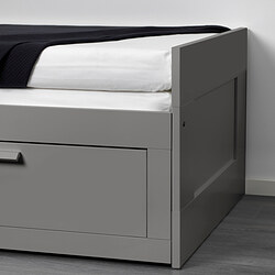 BRIMNES day-bed with 2 drawers and 2 mattresses Twin