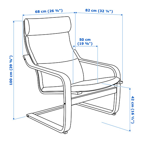 POÄNG, sillón. 4 de 4 abrir diálogo