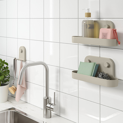 ÖBONÄS, wall shelf with suction cup. 7 of 9 open dialog