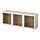 Current variation: White stained oak effect / GLASSVIK light green clear glass