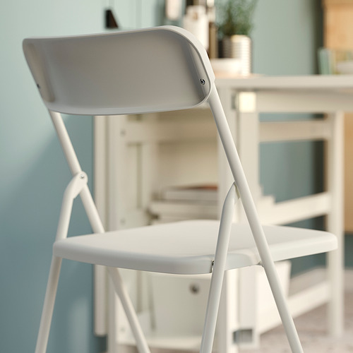 VIHALS, drop leaf dining table and 4 foldable chairs. 6 of 8 open dialog