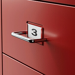 Measurement Illustration - HELMER drawer unit on casters