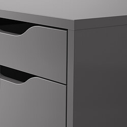 Measurement Illustration - ALEX drawer unit on casters