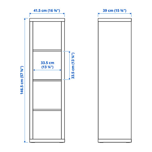 KALLAX, shelf unit with 2 inserts. 6 of 7 open dialog