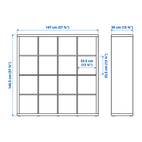 KALLAX, shelf unit with 8 DRÖNA boxes. 6 of 6 open dialog