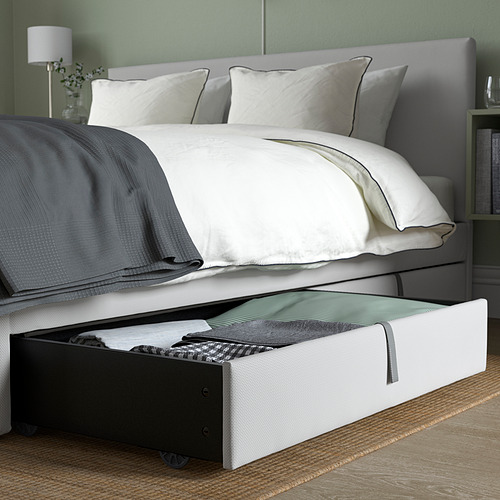 GLADSTAD, cama Queen tapizado. 6 de 11 abrir diálogo