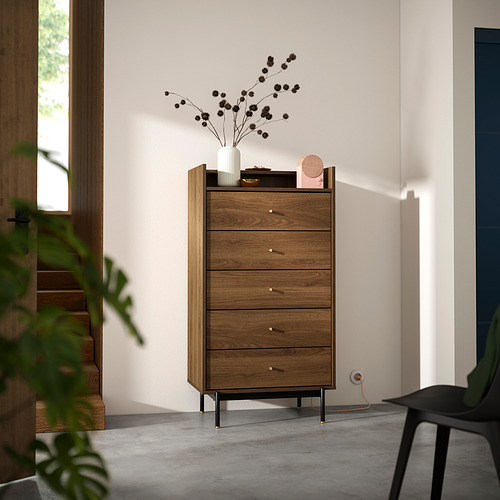 RÅDMANSÖ, 5-drawer chest. 4 of 5 open dialog
